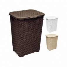 Dėžė skalbiniams 60l  5004   Rattan