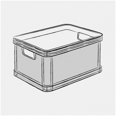 Konteineris  64l b/d 60x40x32cm max 60kg(6) 3