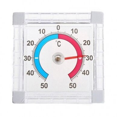 Termometras lauko prilip.kvadr.8x8cm.